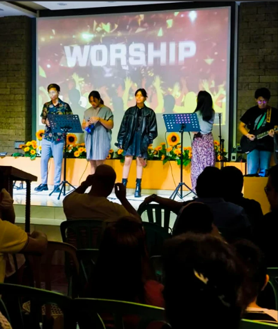 Sunday worship service